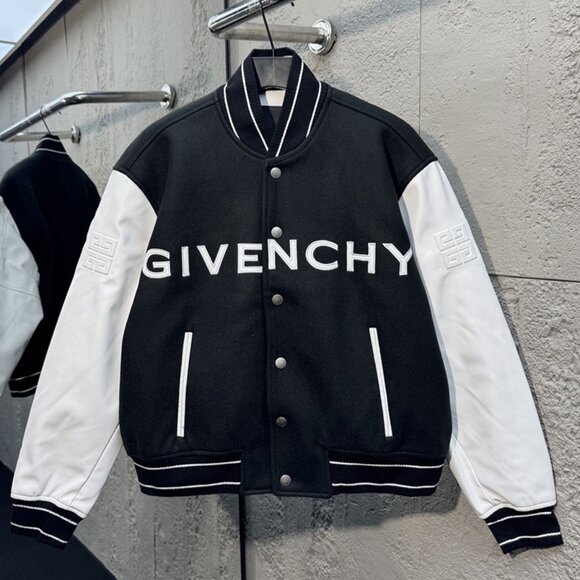 Givenchy Patchwork Baseball Jacket - Picture 1 of 9